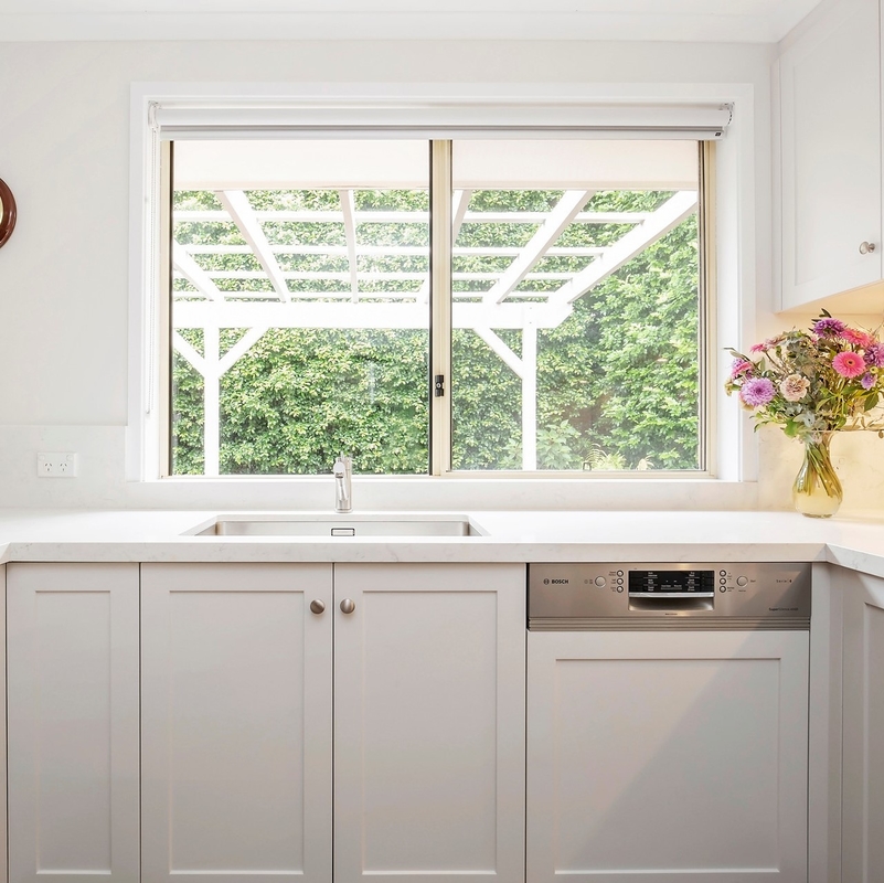 MDF blanco en forma de 