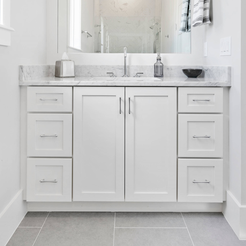 La vanidad derecha única del cuarto de baño de Shaker Style Multi Color Lacquer fijó sanitario