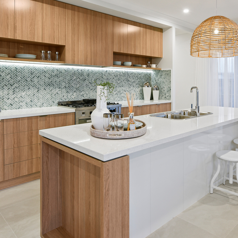 Blanco de madera de la textura de la unidad del armario de cocina de la melamina de la combinación del multicolor