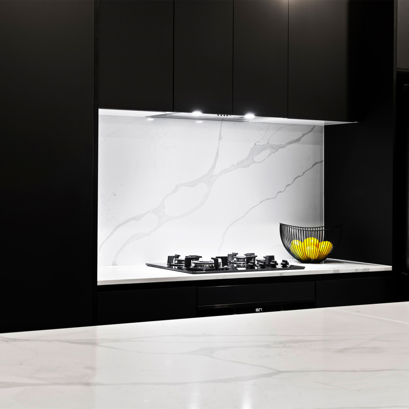 Aliste para montarme forman a los armarios de cocina de madera negros modernos de la laca de los muebles modulares del armario de cocina con la isla